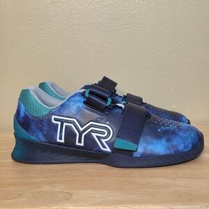 TYR L-1 Lifter Weightlifting Shoes Cosmic Navy Blue Men's Size 10 Women's 11.5